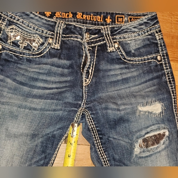 Rock Revival Women's Alanis Boot Jeans Size 30 - Picture 6 of 9